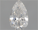 Diamante Natural 0.37 quilates, De pera , Color F, claridad SI1 y certificado GIA