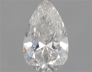Foto Diamante Natural 0.37 quilates, De pera , Color F, claridad SI1 y certificado GIA de