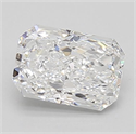 Lab Grown Diamond 0.95 Carats, Radiant with  Cut, D Color, VVS1 Clarity and Certified by IGI