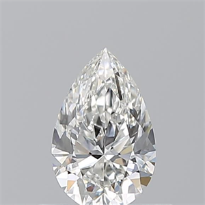 Picture of Natural Diamond 0.51 Carats, Pear with  Cut, G Color, VVS1 Clarity and Certified by GIA