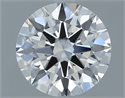 Lab Grown Diamond 1.03 Carats, Round with Excellent Cut, D Color, VVS1 Clarity and Certified by IGI