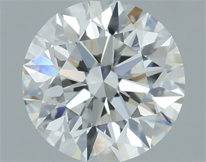 Picture of Natural Diamond 0.70 Carats, Round with Excellent Cut, F Color, VVS1 Clarity and Certified by GIA