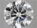 Lab Grown Diamond 7.02 Carats, Round with Ideal Cut, F Color, VS1 Clarity and Certified by IGI