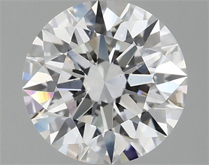 Picture of Lab Grown Diamond 2.03 Carats, Round with Ideal Cut, E Color, VS2 Clarity and Certified by IGI