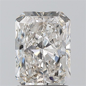Foto Diamante Natural 1.51 quilates, Radiante , Color H, claridad SI1 y certificado GIA de