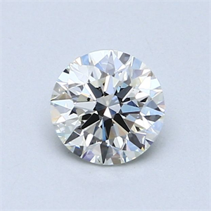 Picture of Natural Diamond 0.74 Carats, Round with Excellent Cut, G Color, IF Clarity and Certified by GIA