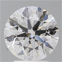 Lab Grown Diamond 3.02 Carats, Round with Ideal Cut, E Color, VS1 Clarity and Certified by IGI