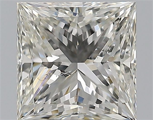Picture of Natural Diamond 1.51 Carats, Princess with  Cut, H Color, SI2 Clarity and Certified by GIA