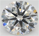 Lab Grown Diamond 3.01 Carats, Round with Excellent Cut, E Color, VS1 Clarity and Certified by GIA