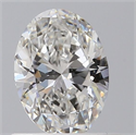 Diamante Natural 0.54 quilates, Ovalado , Color F, claridad VS2 y certificado GIA