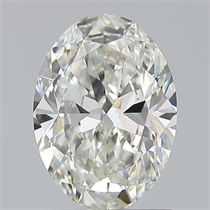 Picture of Natural Diamond 0.96 Carats, Oval with  Cut, H Color, VVS2 Clarity and Certified by GIA