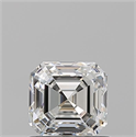 Natural Diamond 1.01 Carats, Asscher with  Cut, G Color, VVS1 Clarity and Certified by GIA