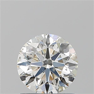 Picture of Natural Diamond 0.97 Carats, Round with Excellent Cut, J Color, SI2 Clarity and Certified by GIA
