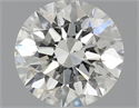 Natural Diamond 1.09 Carats, Round with Excellent Cut, H Color, SI2 Clarity and Certified by GIA