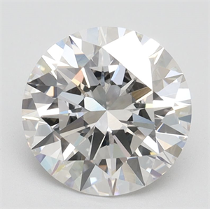 Picture of Lab Grown Diamond 2.35 Carats, Round with Excellent Cut, F Color, VS1 Clarity and Certified by IGI