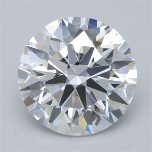 Picture of Lab Grown Diamond 5.70 Carats, Round with Ideal Cut, E Color, VS1 Clarity and Certified by IGI