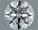 Diamante Natural 0.90 quilates, Redondo , Color J, claridad VS1 y certificado GIA
