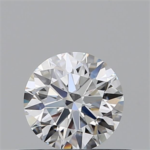Picture of Natural Diamond 0.46 Carats, Round with Excellent Cut, E Color, VS2 Clarity and Certified by GIA