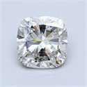 Diamante Natural 1.06 quilates, Del cojín , Color G, claridad I1 y certificado GIA