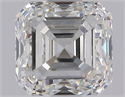 Diamante Natural 1.01 quilates, Asscher , Color I, claridad VVS1 y certificado GIA
