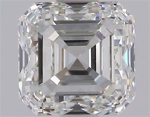 Picture of Natural Diamond 1.01 Carats, Asscher with  Cut, I Color, VVS1 Clarity and Certified by GIA