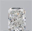 Natural Diamond 0.50 Carats, Radiant with  Cut, H Color, VVS1 Clarity and Certified by GIA