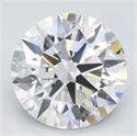 Del inventario de diamantes de laboratorio, 2.40 quilates, Redondo , Color D, claridad IF y certificado IGI