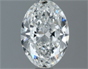 Diamante Natural 1.00 quilates, Ovalado , Color F, claridad SI2 y certificado GIA
