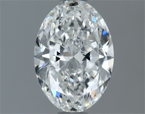 Foto Diamante Natural 1.00 quilates, Ovalado , Color F, claridad SI2 y certificado GIA de
