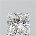 Natural Diamond 0.90 Carats, Princess with  Cut, G Color, VS1 Clarity and Certified by GIA