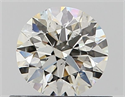 Diamante Natural 0.53 quilates, Redondo , Color J, claridad SI2 y certificado GIA