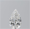 Natural Diamond 3.21 Carats, Pear with  Cut, E Color, VS2 Clarity and Certified by GIA
