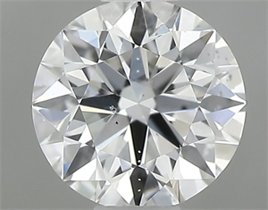 Picture of Natural Diamond 0.46 Carats, Round with Excellent Cut, D Color, SI1 Clarity and Certified by GIA