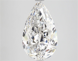 Foto Diamante Natural 3.02 quilates, De pera , Color E, claridad FL y certificado GIA de