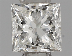 Picture of Natural Diamond 0.30 Carats, Princess with  Cut, G Color, VS2 Clarity and Certified by IGI