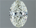 Natural Diamond 1.01 Carats, Oval with  Cut, I Color, VS2 Clarity and Certified by IGI