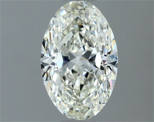 Picture of Natural Diamond 1.01 Carats, Oval with  Cut, I Color, VS2 Clarity and Certified by IGI