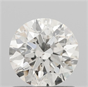 Natural Diamond 0.80 Carats, Round with Excellent Cut, J Color, I1 Clarity and Certified by GIA