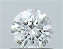Diamante Natural 0.51 quilates, Redondo , Color H, claridad VS1 y certificado GIA