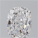 Natural Diamond 3.01 Carats, Cushion with  Cut, D Color, VS2 Clarity and Certified by GIA