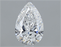 Diamante Natural 0.40 quilates, De pera , Color D, claridad VS2 y certificado GIA
