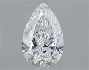 Picture of Natural Diamond 0.40 Carats, Pear with  Cut, D Color, VS2 Clarity and Certified by GIA
