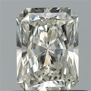 Picture of Natural Diamond 0.70 Carats, Radiant with  Cut, H Color, VVS1 Clarity and Certified by IGI