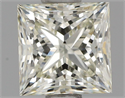 Natural Diamond 1.02 Carats, Princess with  Cut, K Color, VS2 Clarity and Certified by IGI