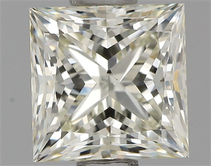 Picture of Natural Diamond 1.02 Carats, Princess with  Cut, K Color, VS2 Clarity and Certified by IGI