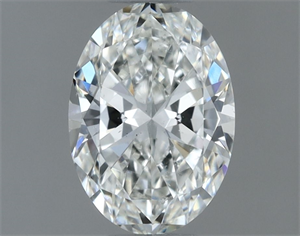 Picture of Natural Diamond 0.60 Carats, Oval with  Cut, H Color, SI1 Clarity and Certified by GIA