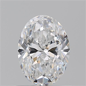 Picture of Natural Diamond 0.90 Carats, Oval with  Cut, D Color, VS2 Clarity and Certified by GIA