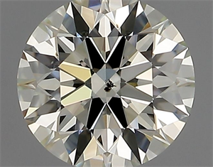 Foto Diamante Natural 0.55 quilates, Redondo , Color K, claridad SI1 y certificado IGI de