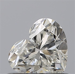 Picture of Natural Diamond 0.50 Carats, Heart with  Cut, H Color, VVS2 Clarity and Certified by GIA