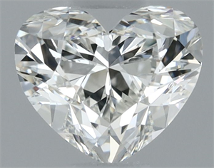 Picture of Natural Diamond 0.50 Carats, Heart with  Cut, H Color, VVS1 Clarity and Certified by GIA